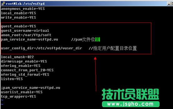 vsftpd�ļ���ݔ��������������