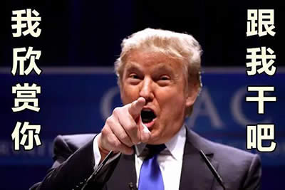 川普和希拉里表情包 川普和希拉里表情包