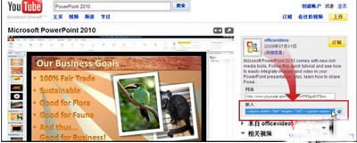 PowerPoint2010�̳�֮朽ӵ��Wվ�ϵ�ҕ�l�ļ�