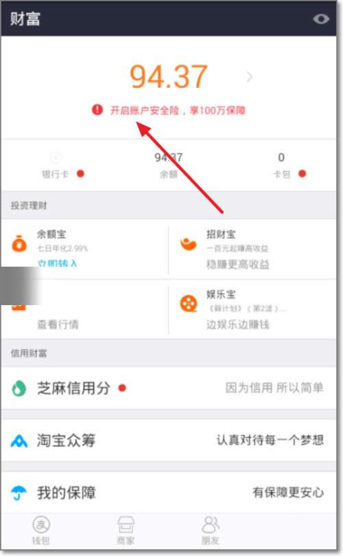 支付寶賬戶安全險 支付寶賬戶安全險