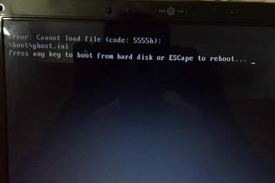 重啟電腦時(shí)提示cannot load file解決辦法
