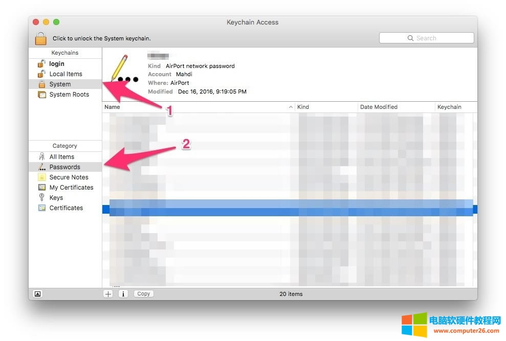 �O��<a href='/bijiben/' target='_blank'><u>�Pӛ��</u></a>Mac��β鿴WiFi�ܴa1