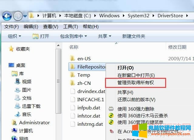 管理員取得所有權(quán)限