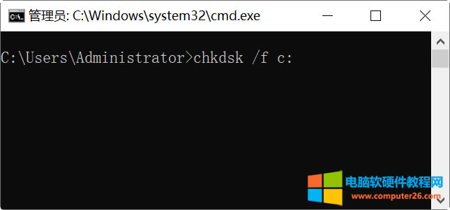 ���ʹ��chkdsk�����Q��Xϵ�y�M�벻���c�P���Gʧ����