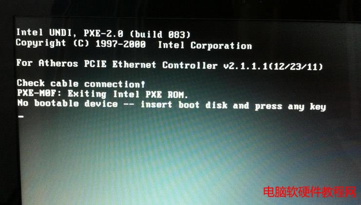 ��X���bϵ�y�_�C���Fno bootable device