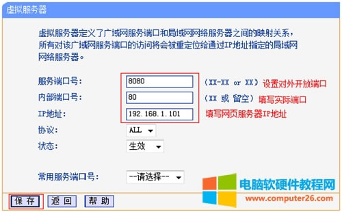 TP-Link TL-WR886N V2-V3�o��·�����˿�ӳ���O�ÈD��Ԕ���̳�6
