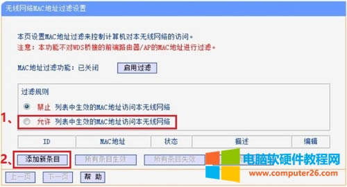 ˮ�� MW450R �o��·����MAC��ַ�O(sh��)�ÈD��Ԕ��(x��)�̳�3