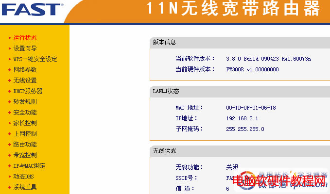 fast�o��·�����O�÷��� FAST FW300R�o��·�����O�ÈD��