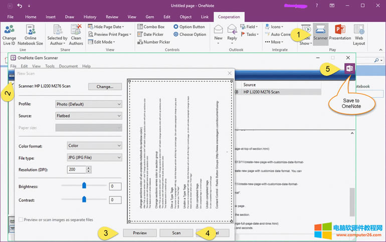 Gem �o OneNote 2016 �֏͒���DƬ����