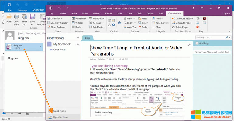 �����]���ʹ��_�օ^ .one �ļ�