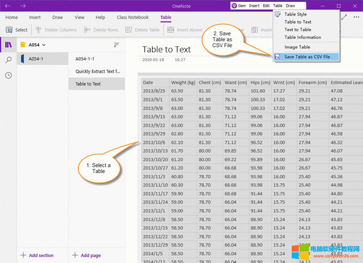 �� OneNote UWP ���x��һ������