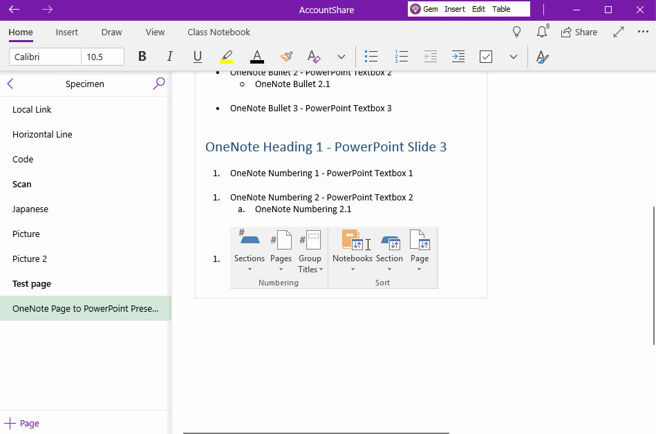 �D�Q OneNote���ݞ� PPT�����} 1 ��ß�Ƭ���}��������ı���