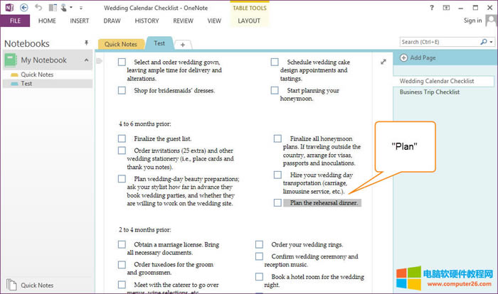 �����OneNote�в��Ҙ�(bi��o)ӛ