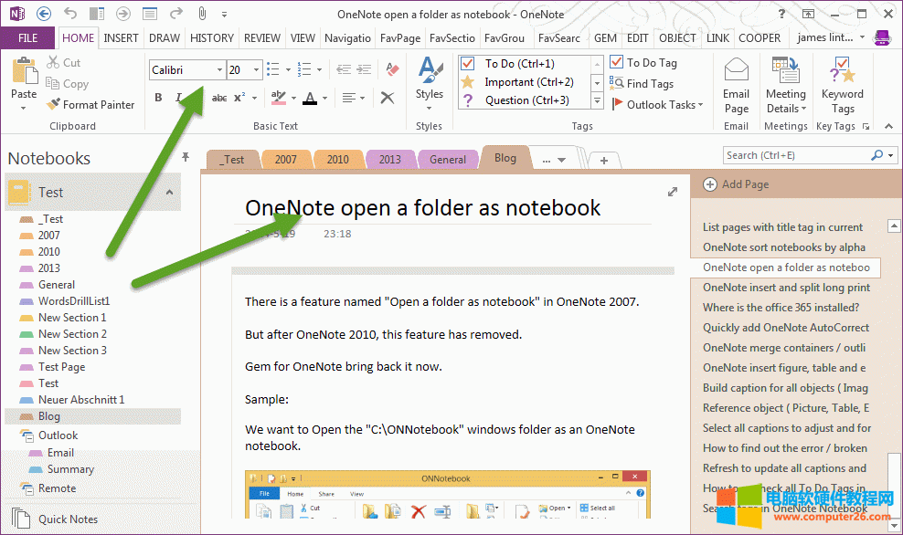 ��������O��OneNote�����}���w����С���g��