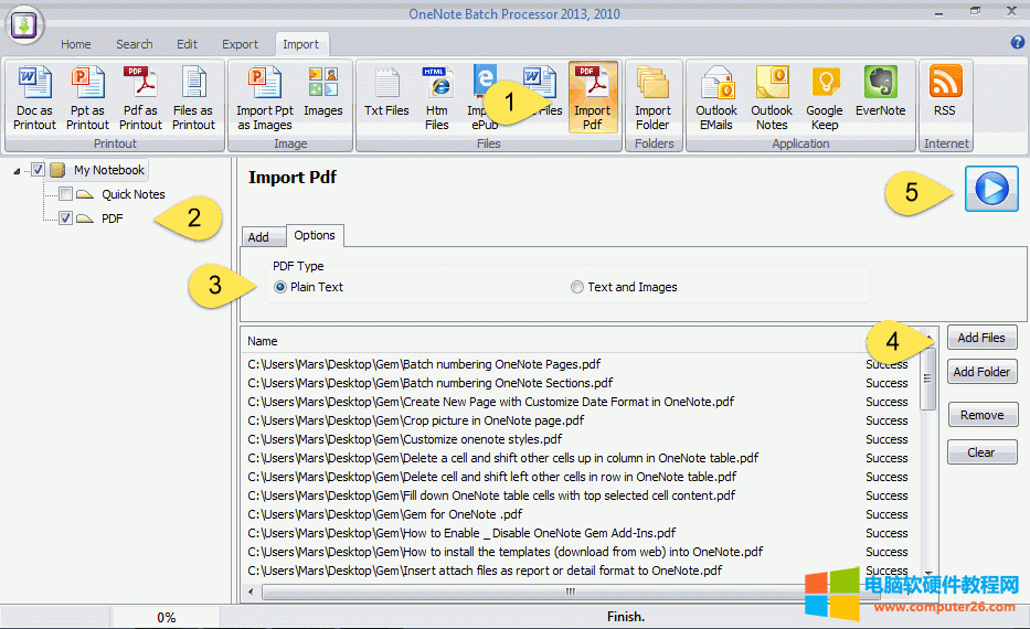 ʹ������̎�����Լ��ı���ʽ���� PDF �� OneNnote ��