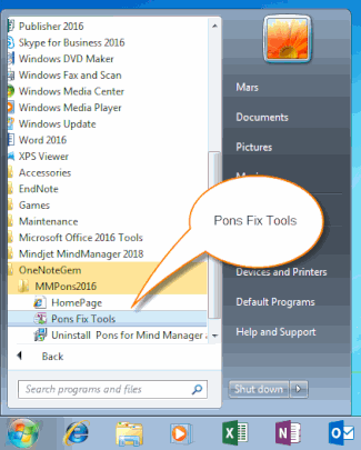 �\�� Pons Fix Tools