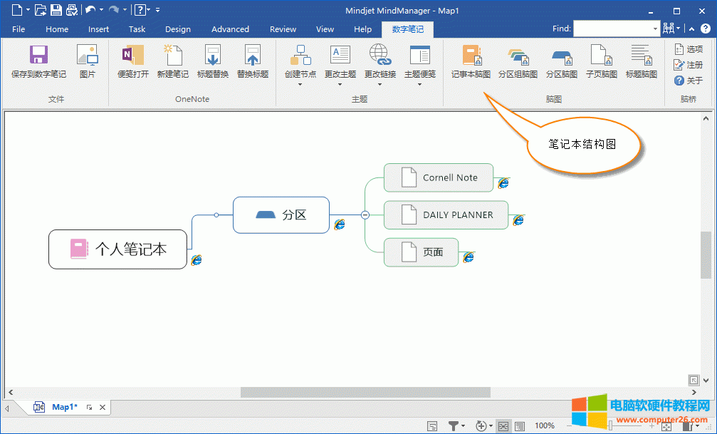 һ�I���� OneNote �Pӛ���Y��˼�S���D