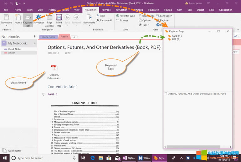 OneNote: OneNote Gem &ndash; Favorites ��ʹ�õĵ��P�I�֘˺� 