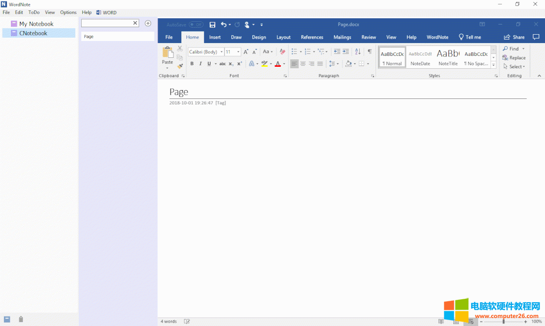 �յ��� WordNote �Pӛ�� 
