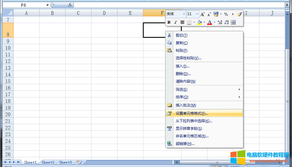 excel�O�Æ�Ԫ���ʽ