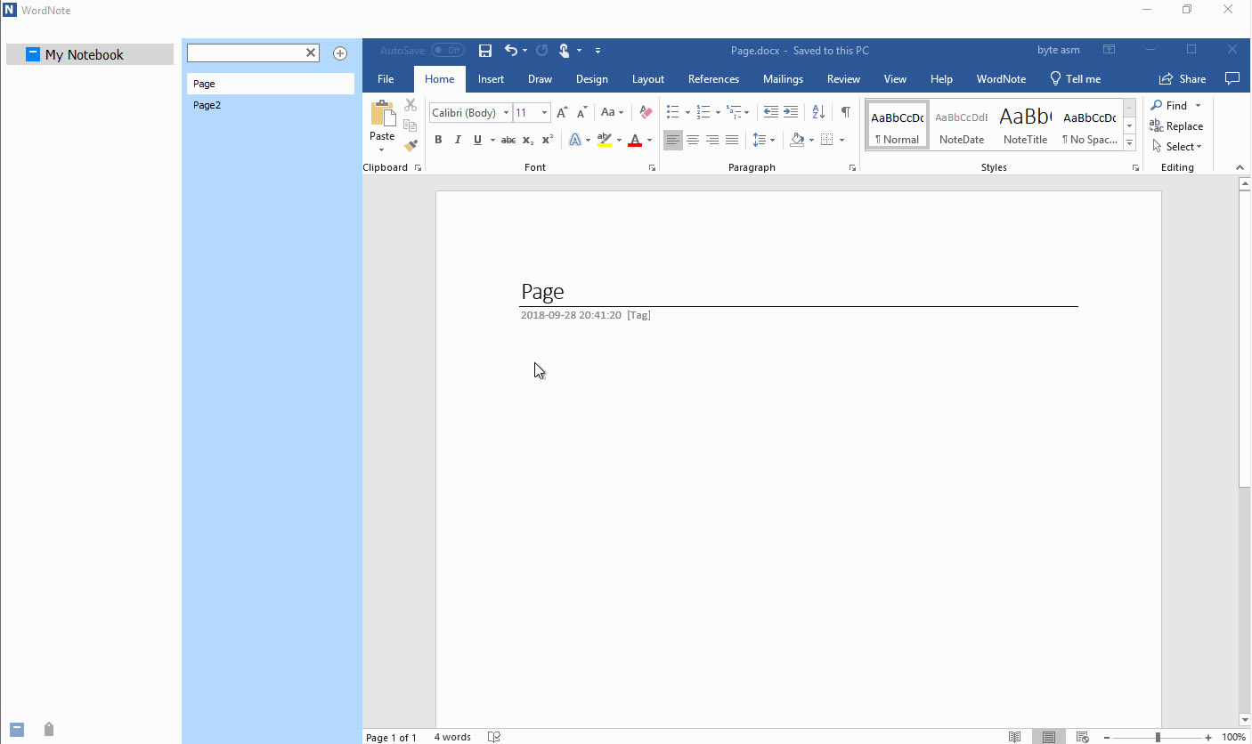 ���� WordNote ���� Word ���Pӛ�M�Е��������Ա���Ҳ��Ȼ֧�ֺϲ���Ԫ��