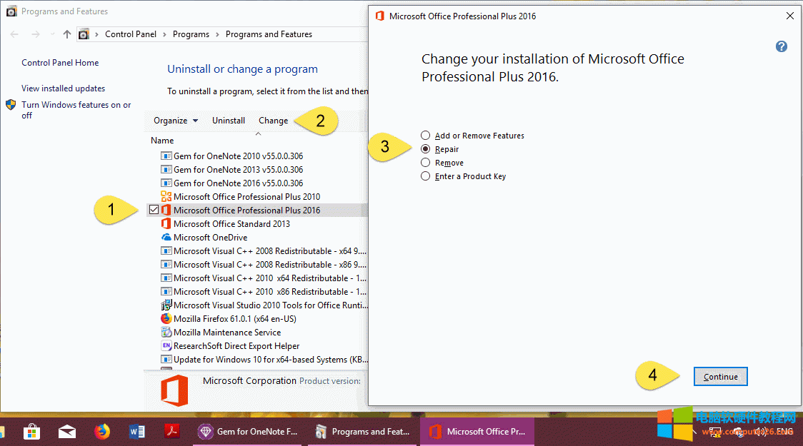 �� Windows �������ĳ���͹������ Office �M���ޏ� 
