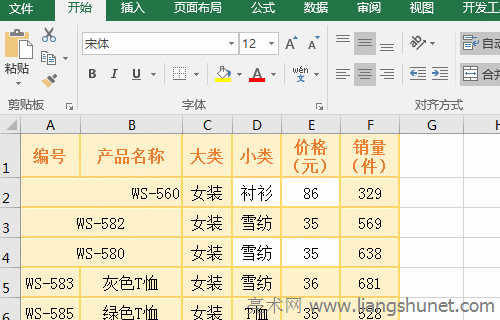 Excel跨越合并單元格快捷鍵