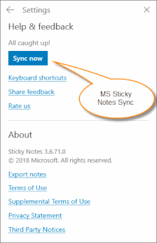 ͬ���� Microsoft Sticky Notes