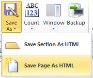 OneNote���(�օ^)��������HTML�ļ�