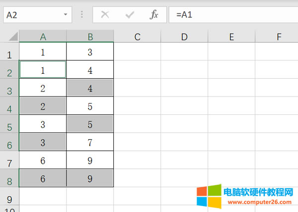 excel�հ׸������һ������