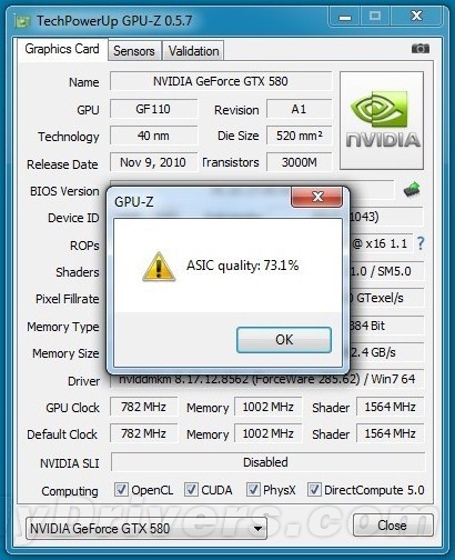 GPU-Z 0.5.8�l�� �əz�y�M��/�ύuGPU�|��