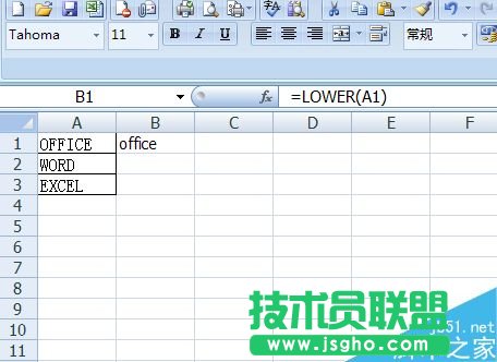 ��Excel���������ʹ��Lower������?