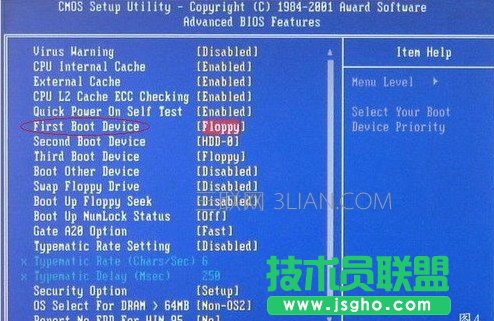 重裝系統(tǒng)步驟5:選中“First