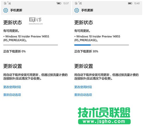 ��ο�����������Win10 Mobile 14951/14955����