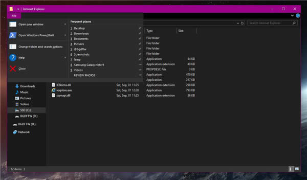 ����ο���Windows 10 1809�汾���ļ��g�[���ڰ����}��