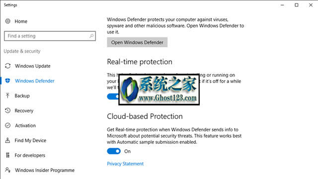 Windows10���I����windows Defender���_���P�]