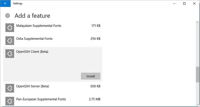 Win10���I�憢�Ã��õ�OpenSSH�͑��˷���
