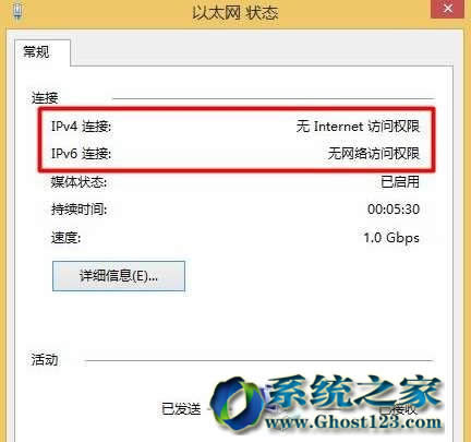 Win10專業版無internet訪問權限