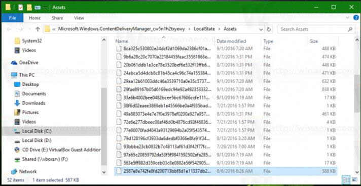 在Windows 10查找當前鎖定屏幕圖像文件