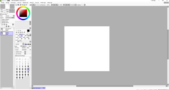 在Windows 10與PaintTool SAI 2.0繪制繪圖程序