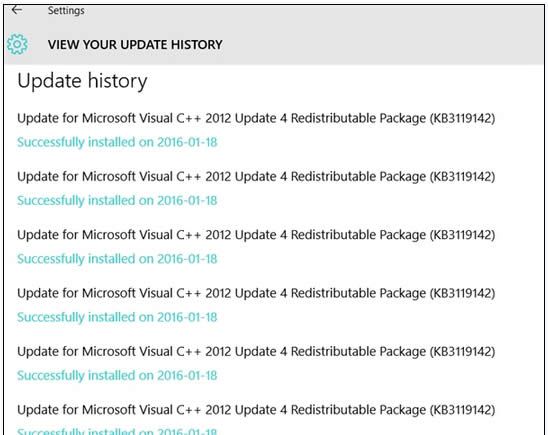 Windows 10 ϵ�y�µ�KB3119142�a���������ظ���