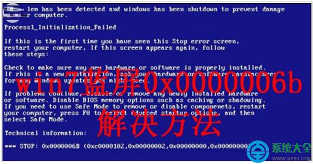 win7系統(tǒng)更新漏洞后產(chǎn)生0x0000006B藍(lán)屏怎么辦? 三聯(lián)