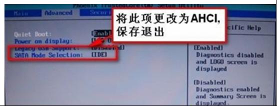  �޸ļ��g�T��win7ϵ�ybois�е�Ӳ�Pģʽ