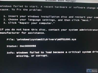 windows7系統(tǒng)下載詳解windows boot manager出現(xiàn)問題的解決方法