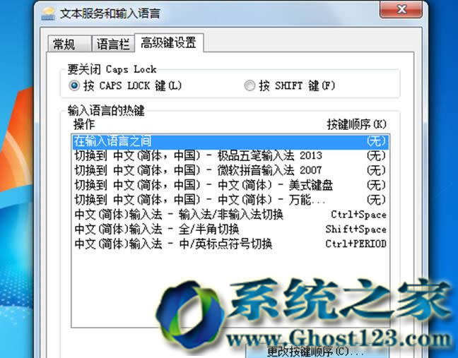 win7 ghost版系統(tǒng)下中英文輸入法無(wú)法切換的問(wèn)題