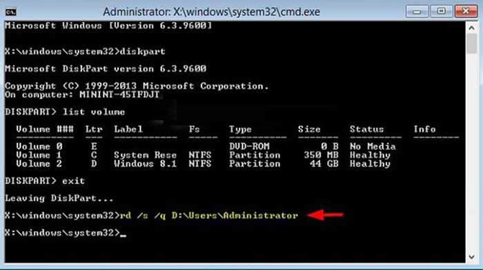 如何重置windows7純凈版用戶配置文件的內置管理員帳戶的默認