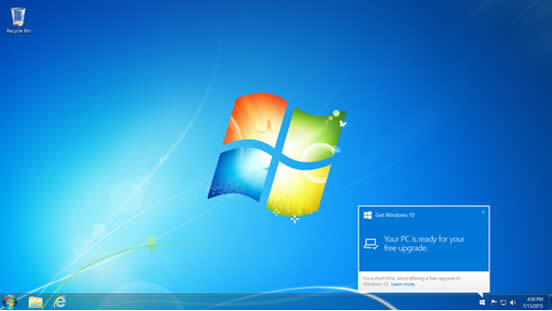 ���µ�Windows7��win8.1�ṩ�ˡ�형����ĸ�������(j��)��Windows10�w�(y��n)