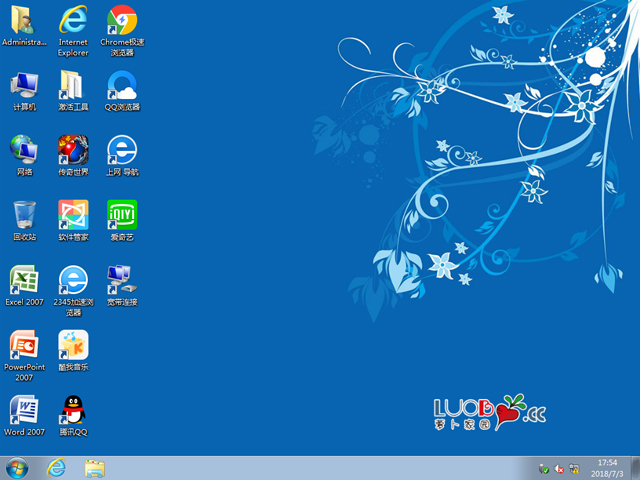 �}���҈@ GHOST WIN7 SP1 X64 ��X���b�C�� V2018.07(64λ)