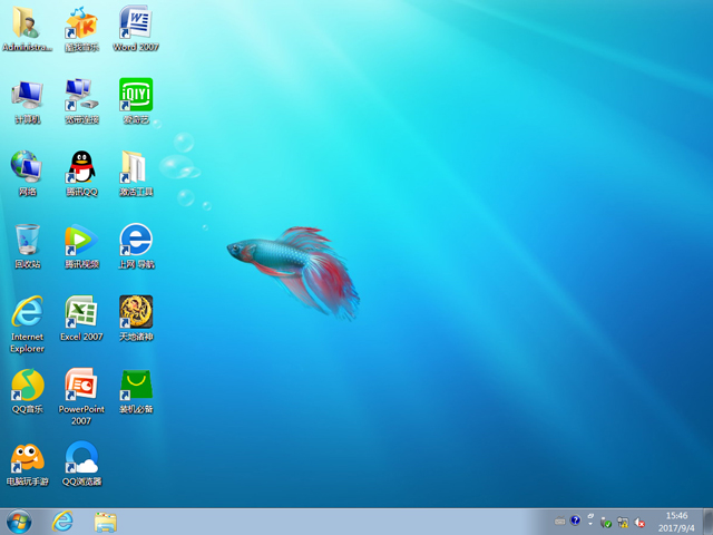 ���ѻ��@ GHOST WIN7 SP1 X64 �O���w�� V2017.09 (64λ)