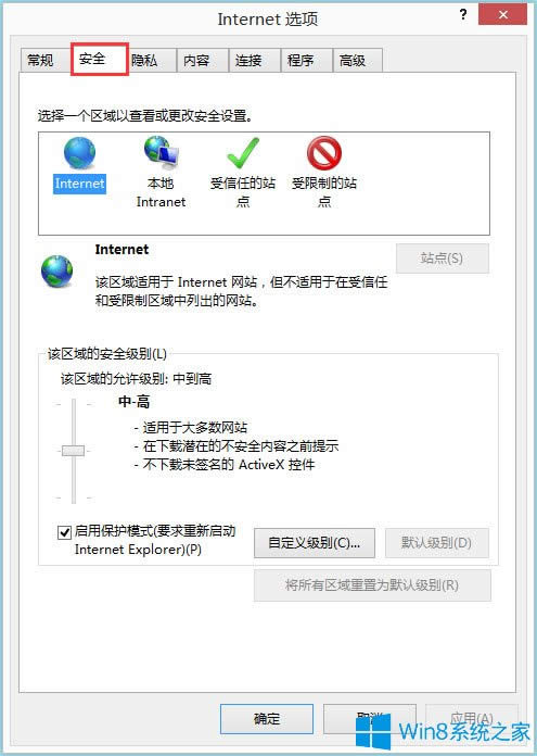 Win8系統(tǒng)IE瀏覽器如何開啟activex控件?